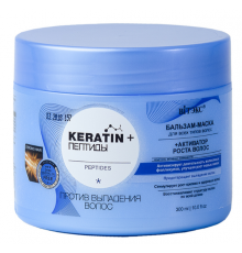 Бальзам-маска д/всех типов волос-KERATIN&ПЕПТИДЫ