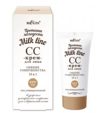 CC-Крем д/лица 10в1 SPF 15 сияние сов-ва-MILK LINE